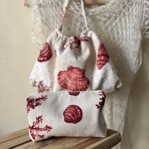 Borsa corallo + Trousse omaggio